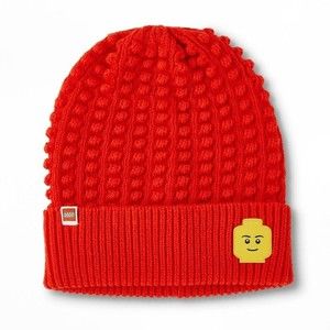 LEGO Target Collection Minifigure Patch Beanie Hat Adult Size Red NEW